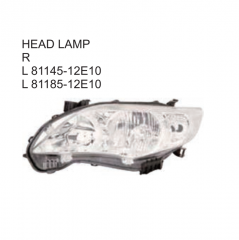 Toyota Corolla Middle East 2010 Head lamp