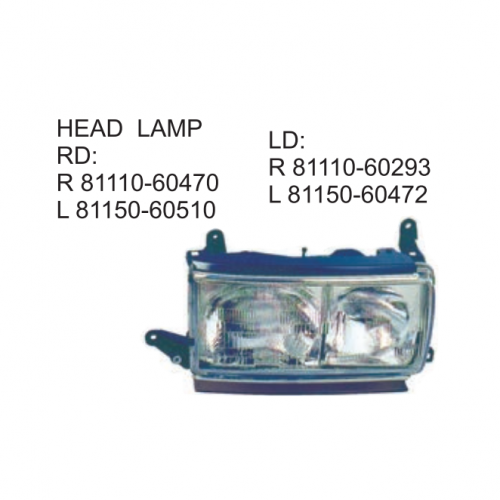 Toyota Land Cruiser FJ82 1990 Head lamp 81110-60470 81150-60510 81110-60293 81150-60472