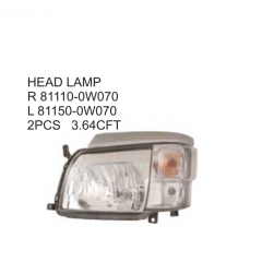 Toyota Dyna Indonesia Type 2009 Head lamp 81110-0W070 81150-0W070