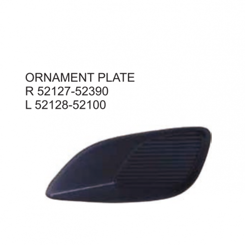 Toyota VIOS 4D 2006 VITZ YARIS 4D 2005-2007 ORNAMENT PLATE 52127-52390 52128-52100