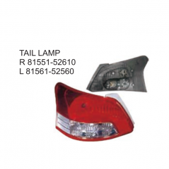 Toyota VIOS 4D 2006 VITZ YARIS 4D 2005-2007 Tail lamp 81551-52610 81561-52560