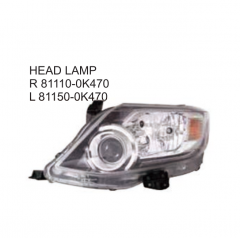 Toyota FORTUNER 2011 HILUX SW4 Head lamp 2012 81110-0K470 81150-0K470